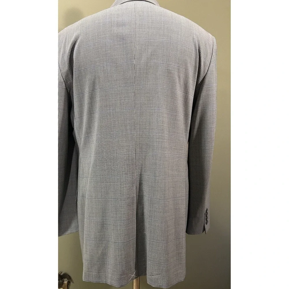 Brooks Brothers Madison Blazer Mens 42L BrooksCool Reda Glen Check Windowpane